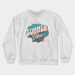 Nostalgic Summer Vibes - Retro 90s Style Crewneck Sweatshirt